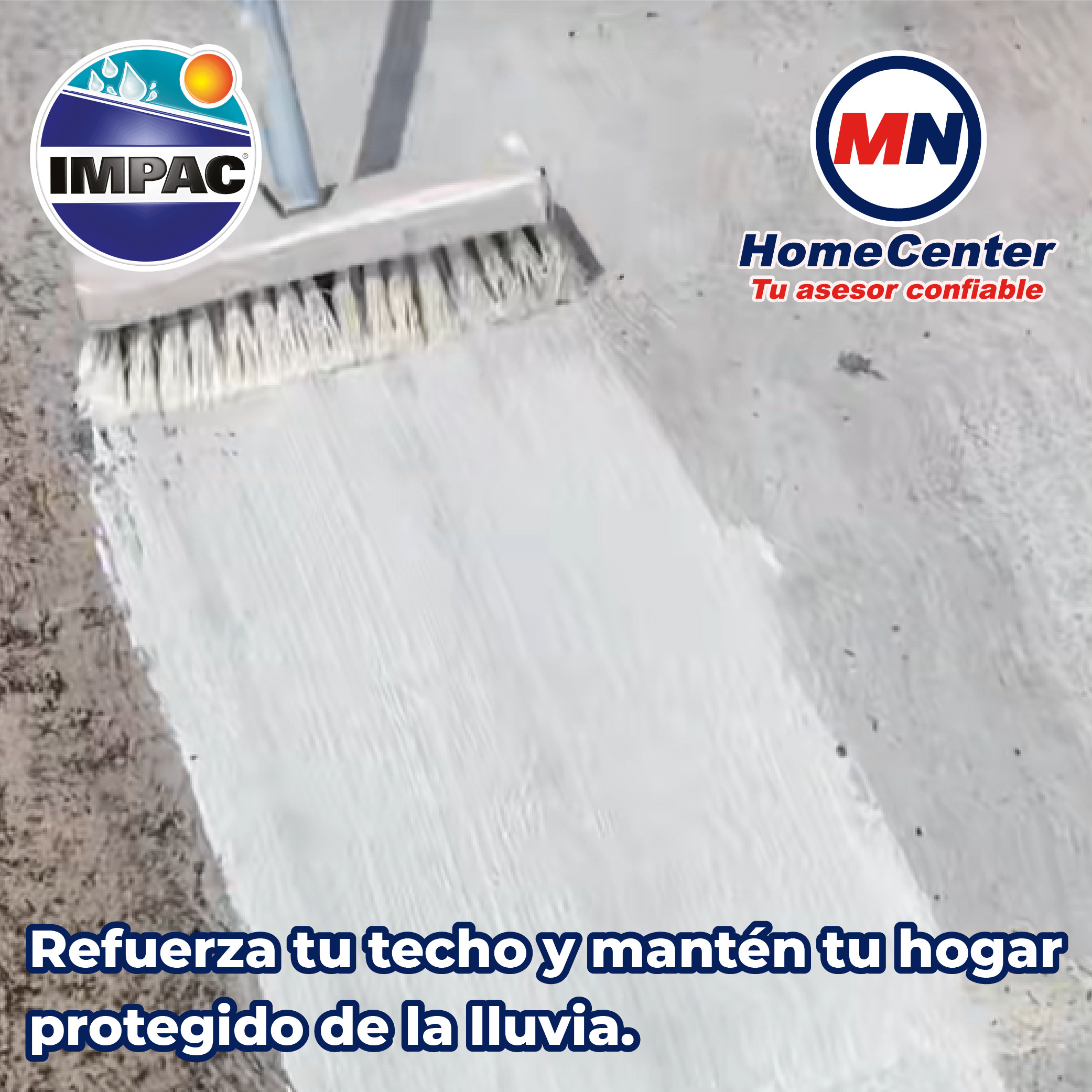 Impermeabilizante Acrílico Fibratado Blanco Impac 5000 19 L