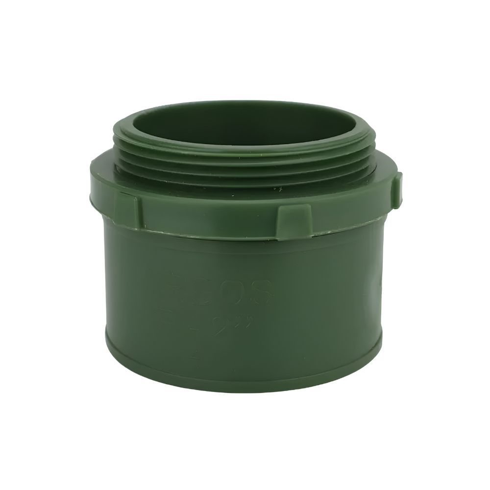 Conector conduit pvc verde pesado 50mm 2"