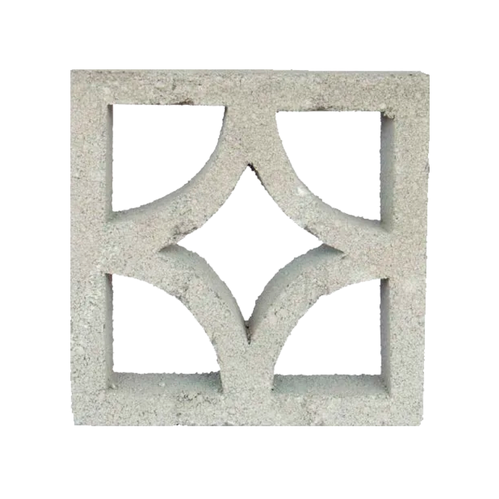 Celosía de Concreto 30 X 30 X 10 CM Tipo Rombo