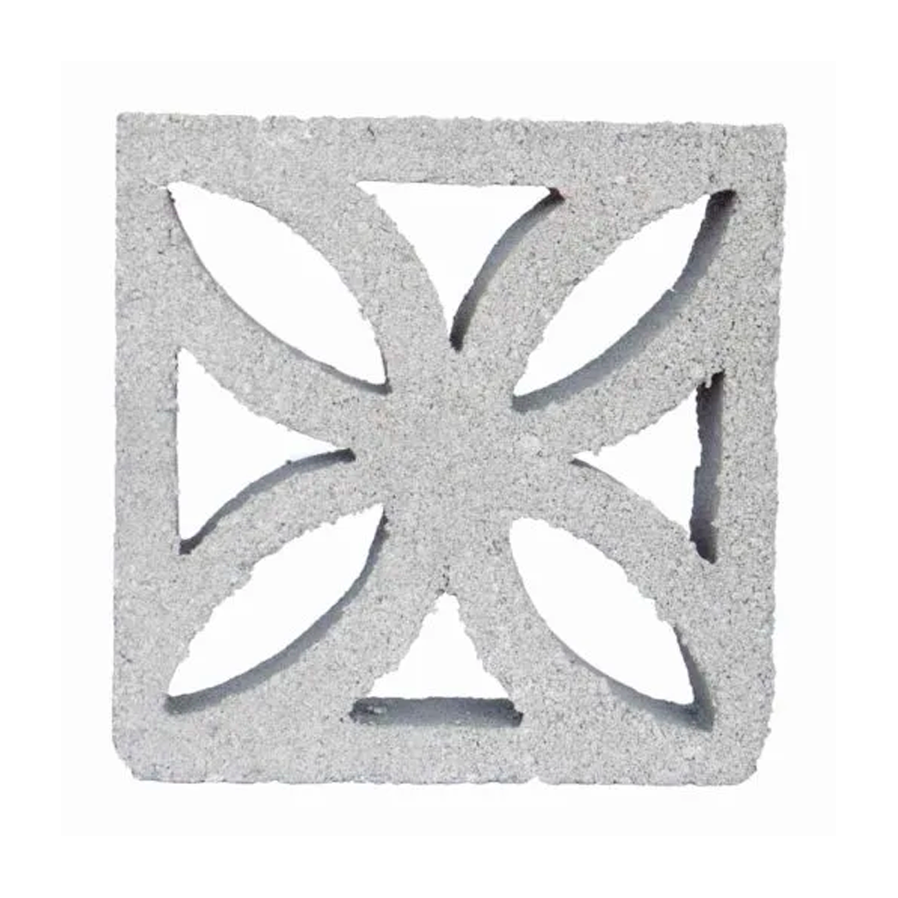 Celosía de Concreto 30 X 30 X 10 CM Tipo Flor