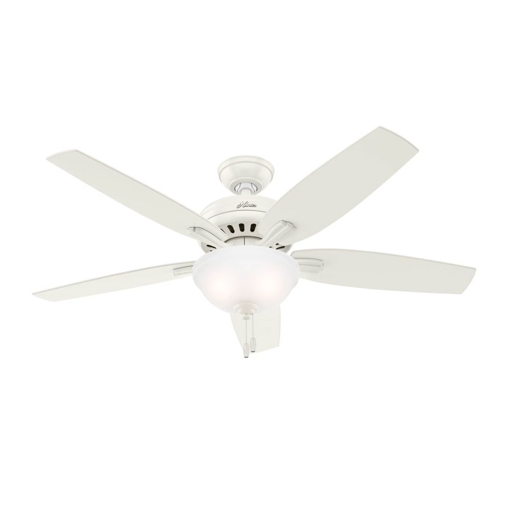 Ventilador Hunter Newsome Bowl 52 Pulgadas Blanco Fresco