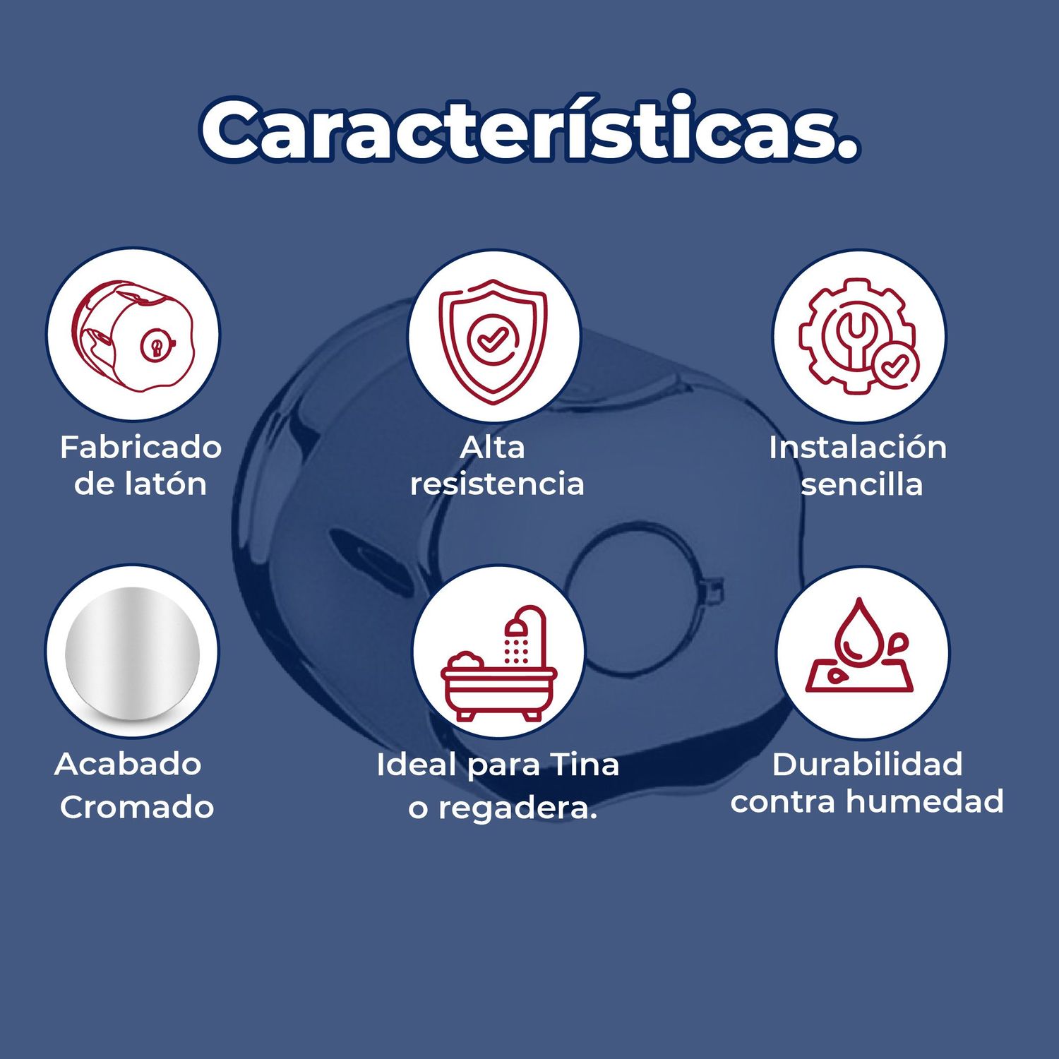 Llave Maneral Para Regadera Antea Helvex Cromo C-46