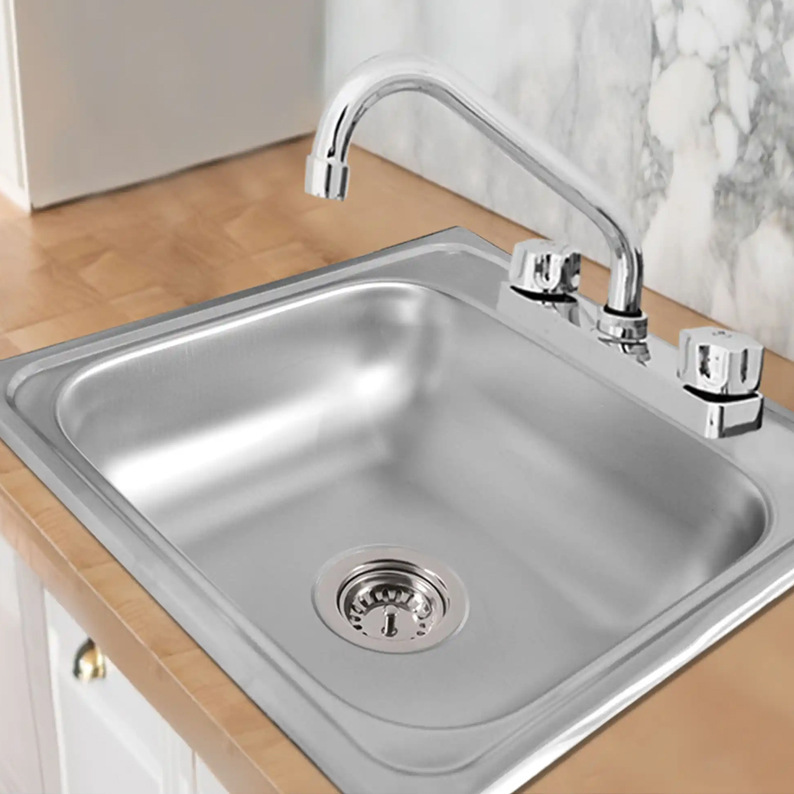 Fregadero M100 marca Eb Técnica 47 x 49 cm 1 tina