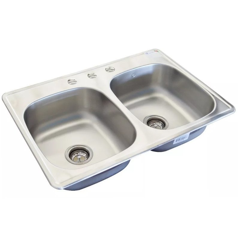 Fregadero EB Técnica 84 cm x 56 cm 2 Tinas C110