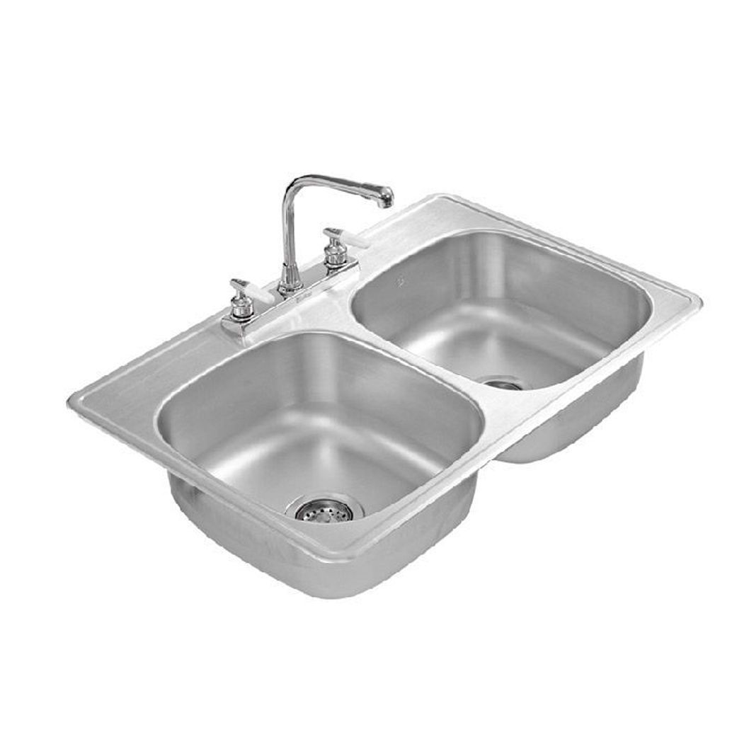 Fregadero EB Técnica 84 cm x 56 cm 2 Tinas C110