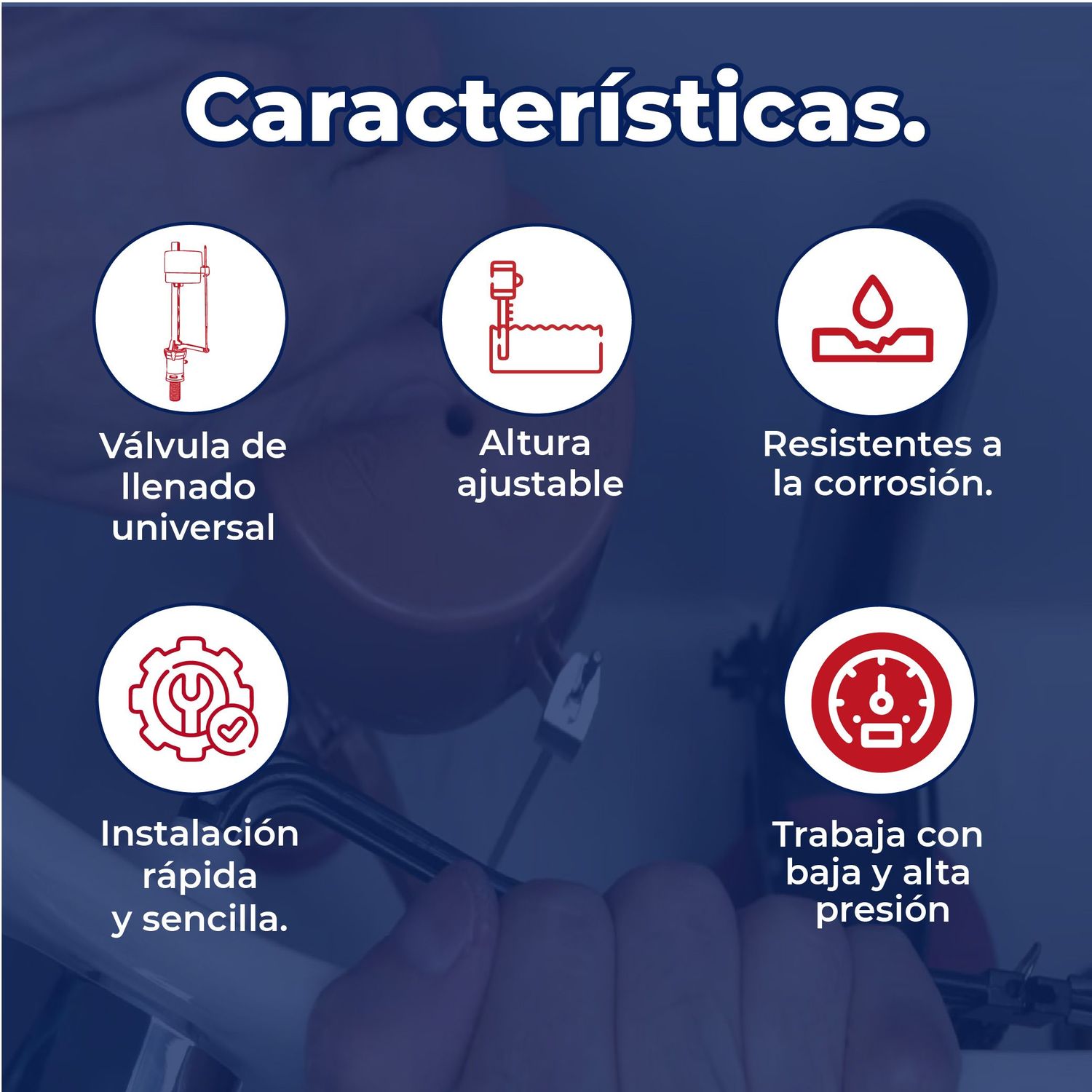 Válvula de Llenado clásica para Sanitario Fluidmaster 200AM133