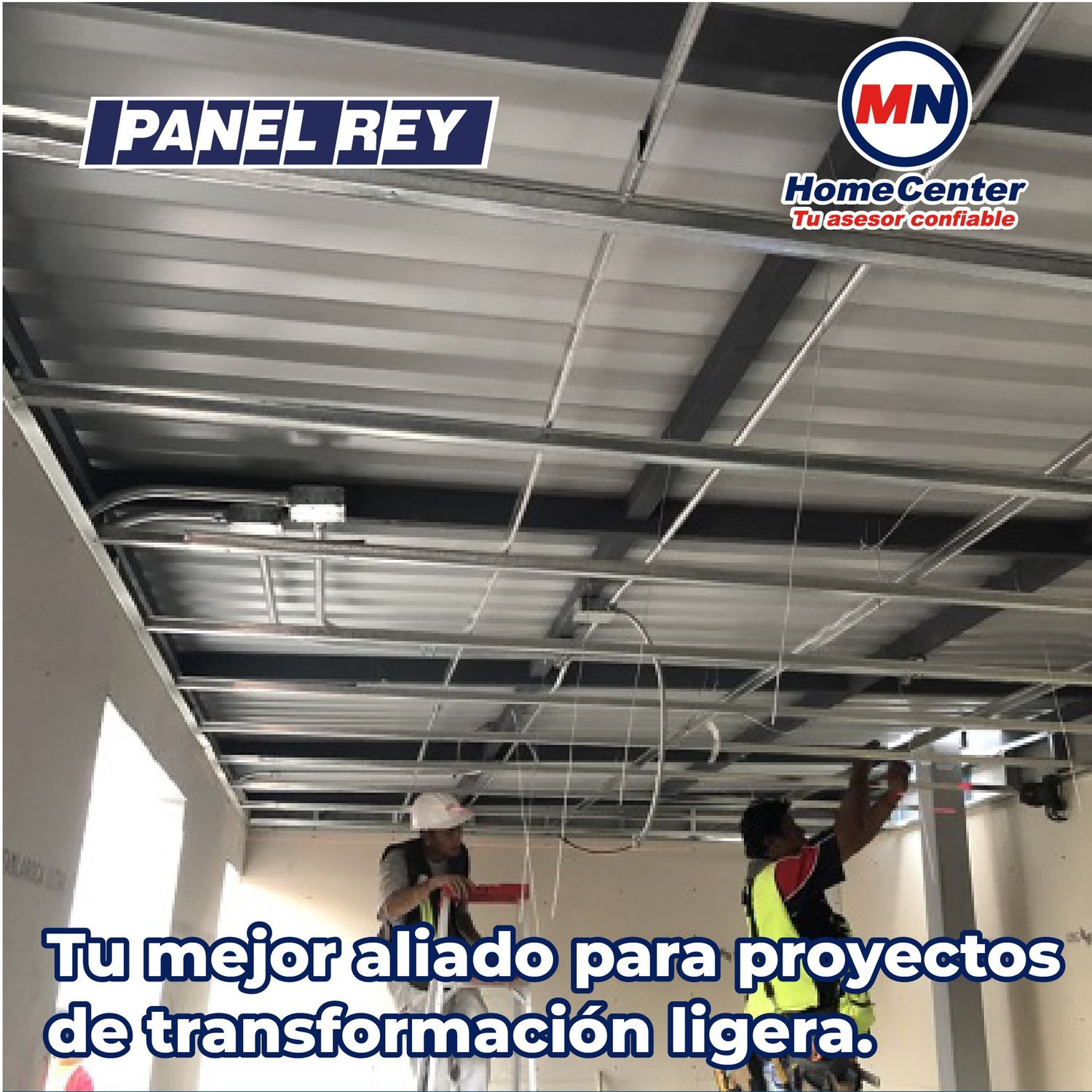 Canaleta Listón Panel Rey Calibre 26 6.82 x 3.96 m