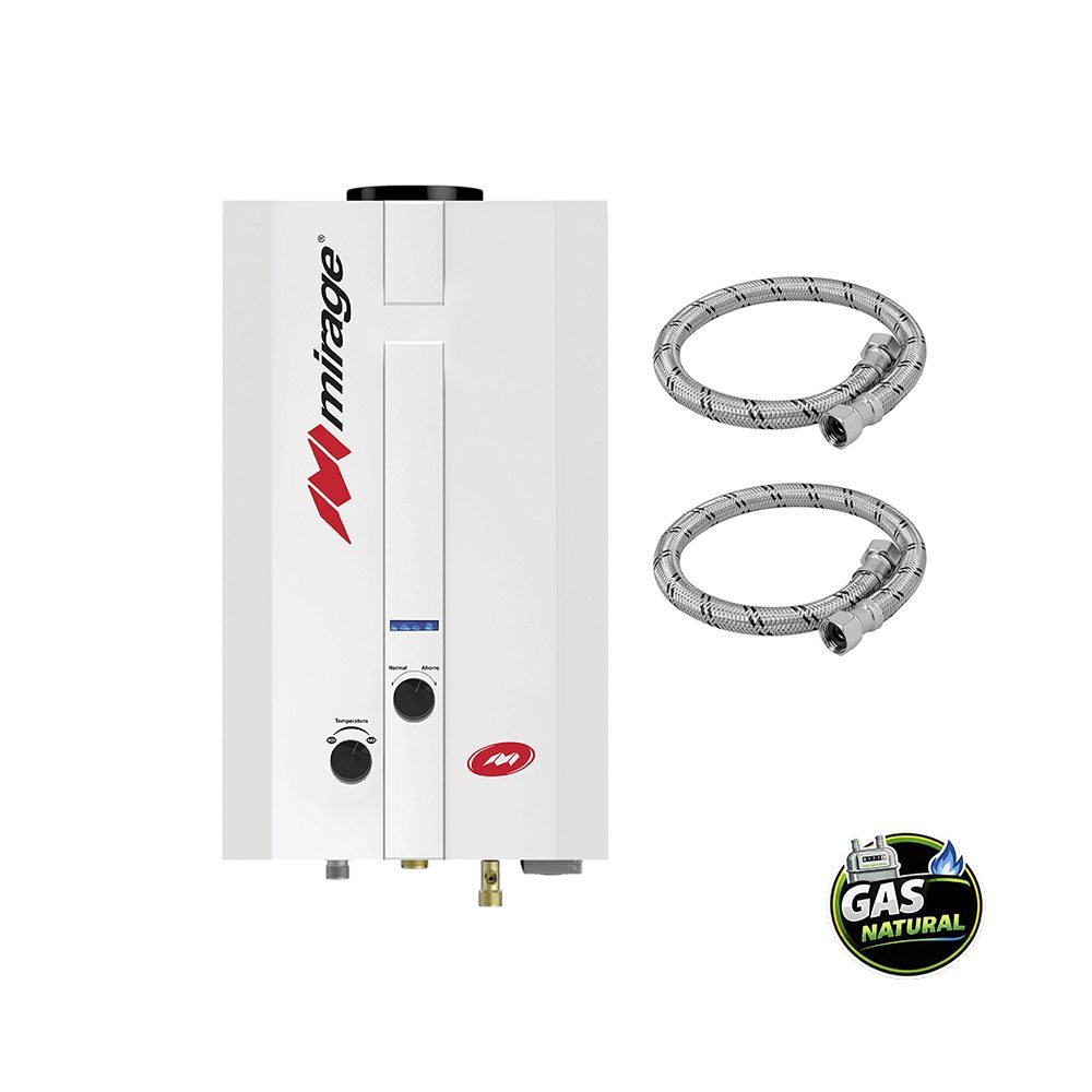 Calentador De Paso Mirage 6 L Gas Natural Incluye Maxiboiler