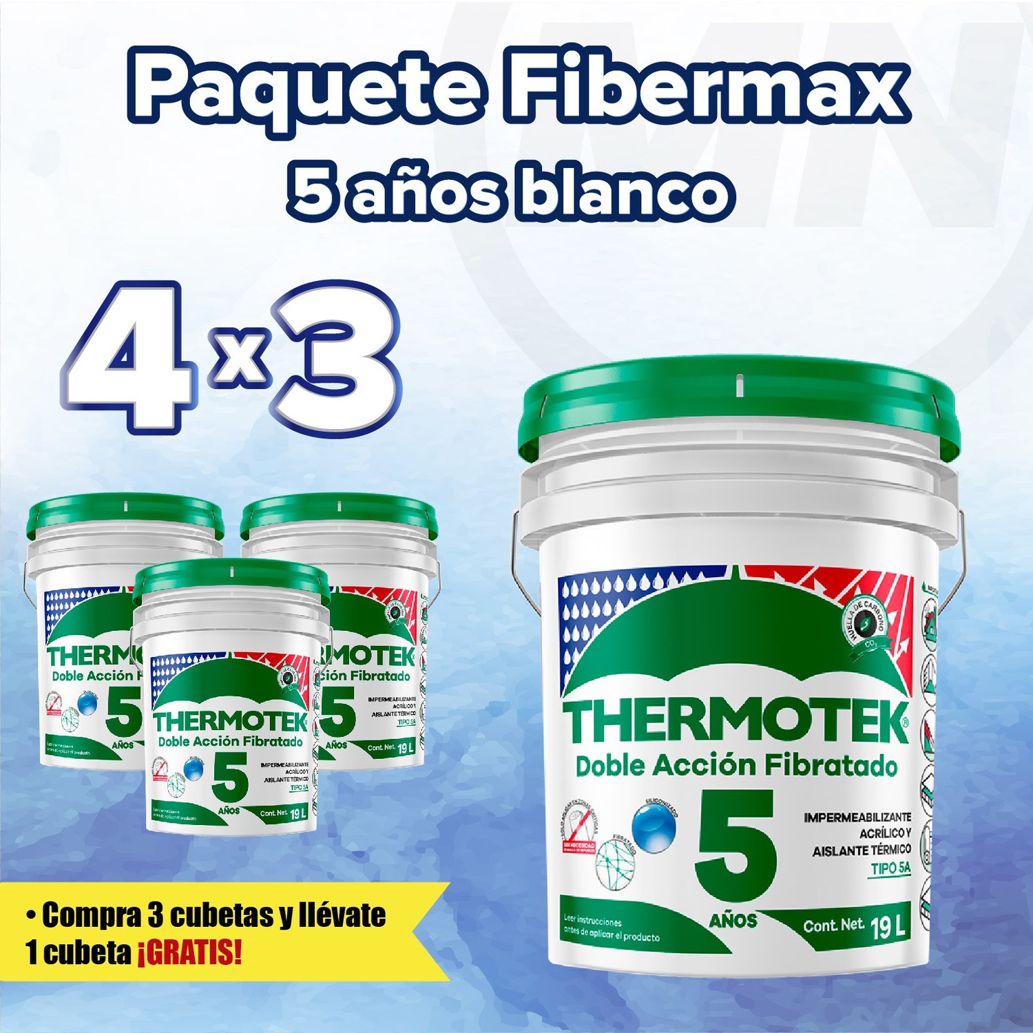 Paquete Thermotek 4 x 3