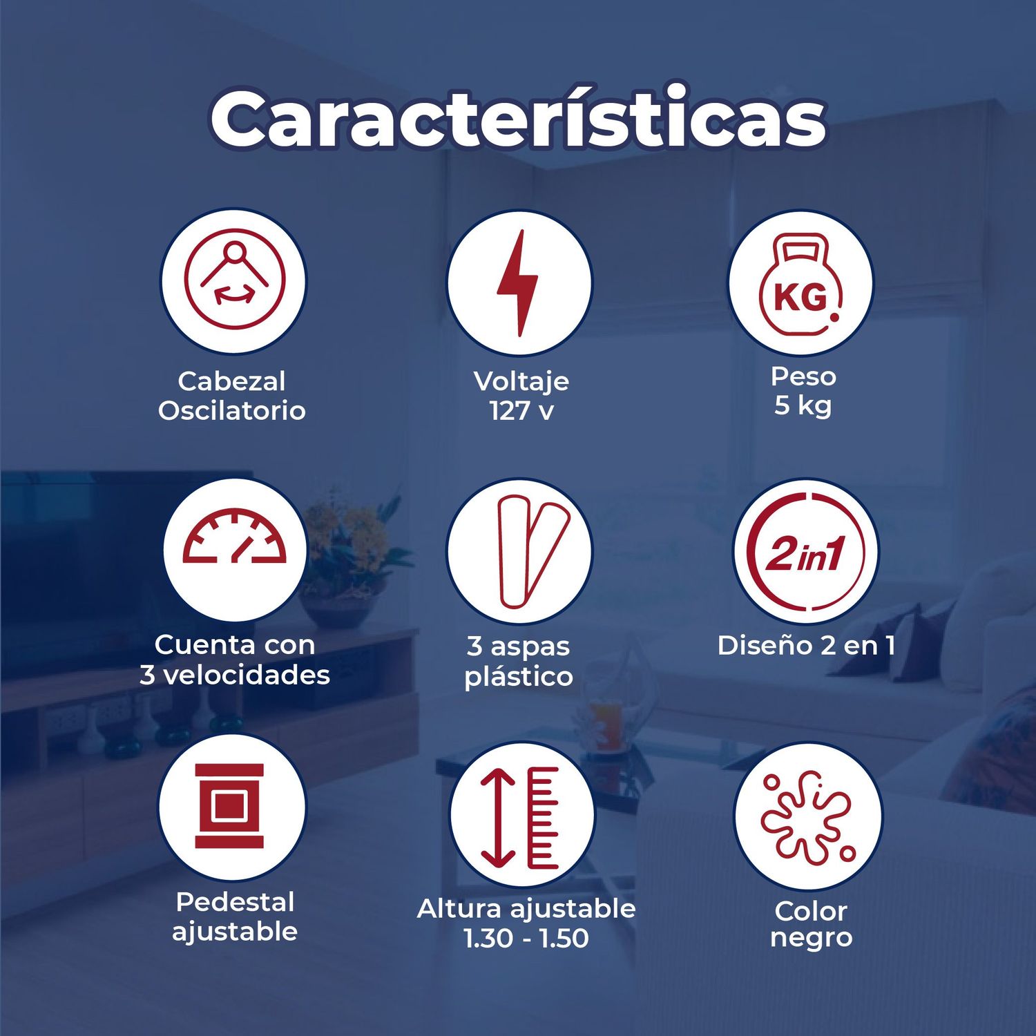 Paquete Ventilador Pedestal 2 en 1 Brisa Friler FS16 2 PZ