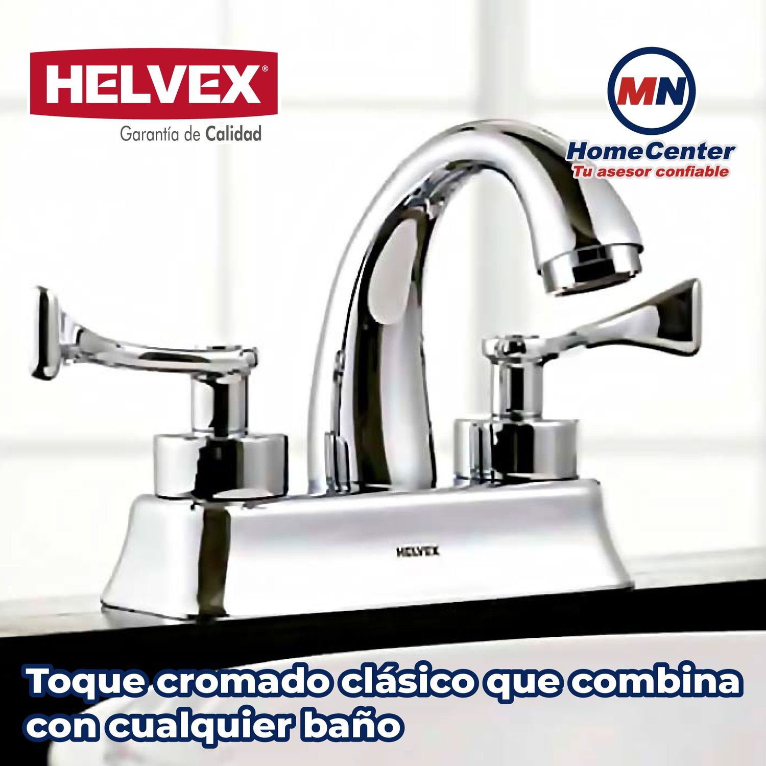 Llave Mezcladora Para Lavabo Albatros Helvex HM-17