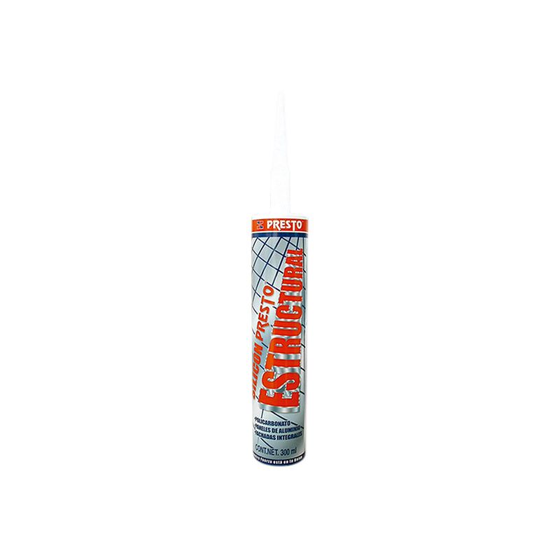 Silicón Negro Estructural Presto 300 mL