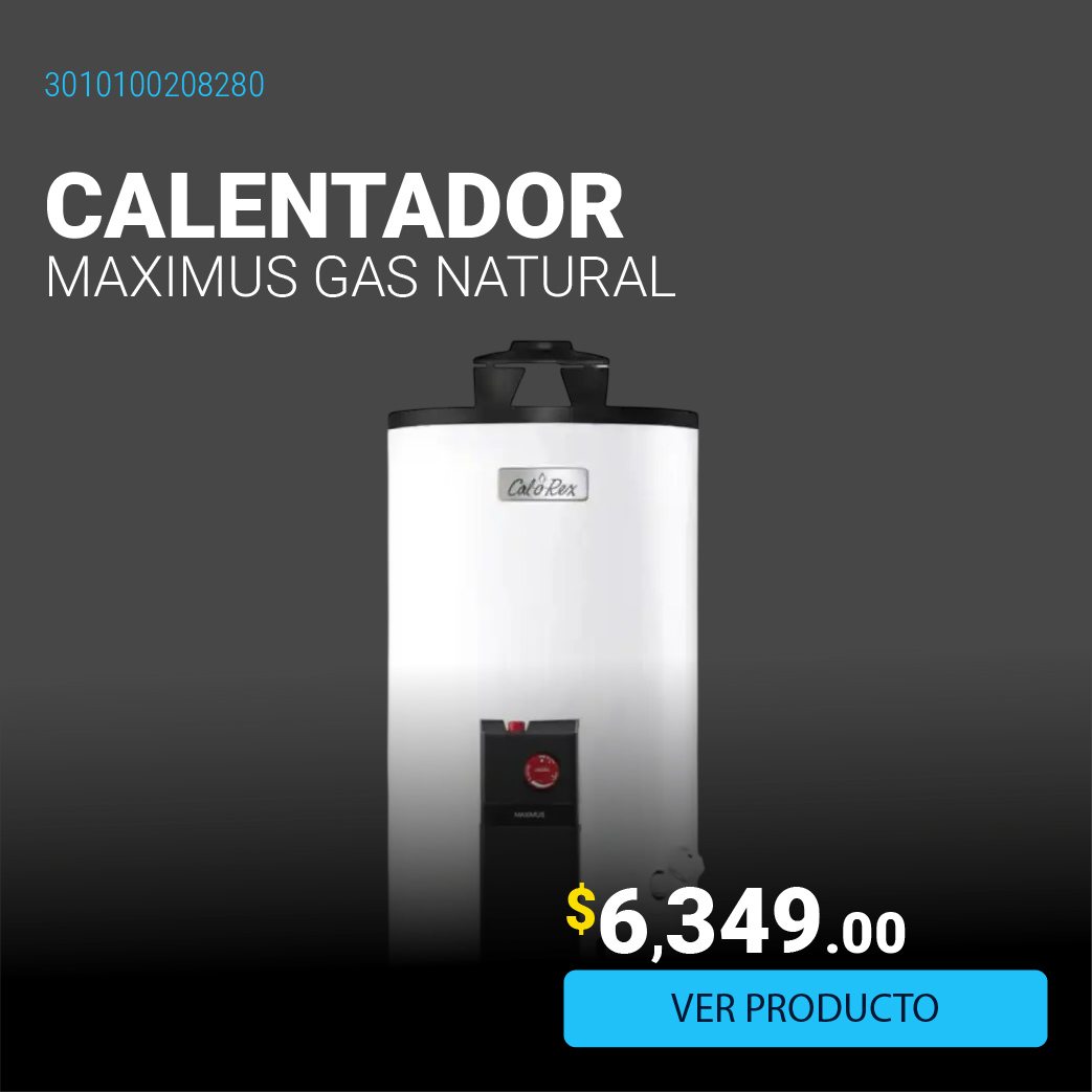 Calentador Deposito Calorex Maximus 38 L Gas Natural
