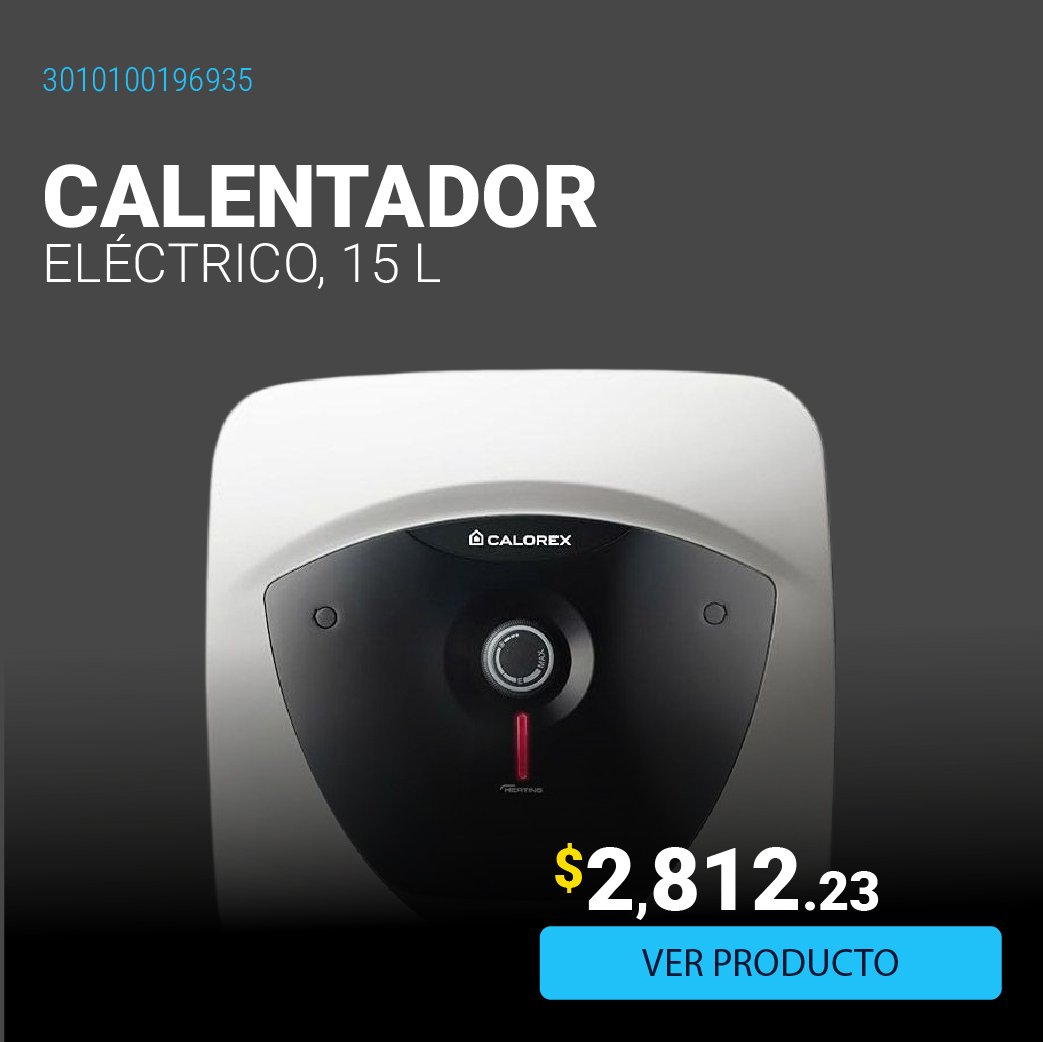 Calentador Depósito Eléctrico 15 L