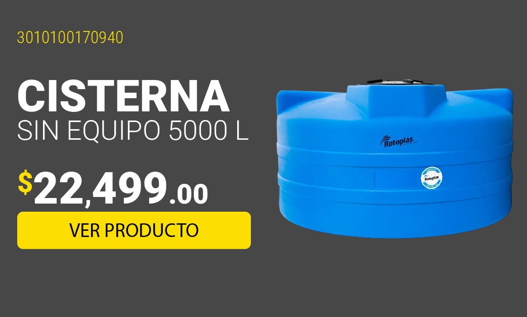 Cisterna Rotoplas Sin Equipo 5000 l