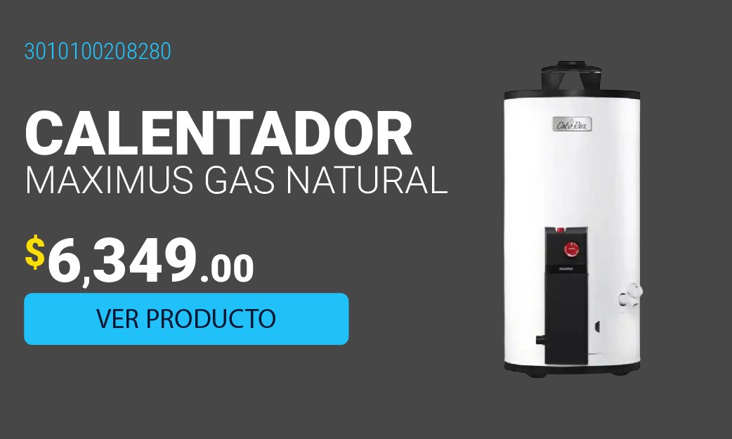 Calentador Deposito Calorex Maximus 38 L Gas Natural
