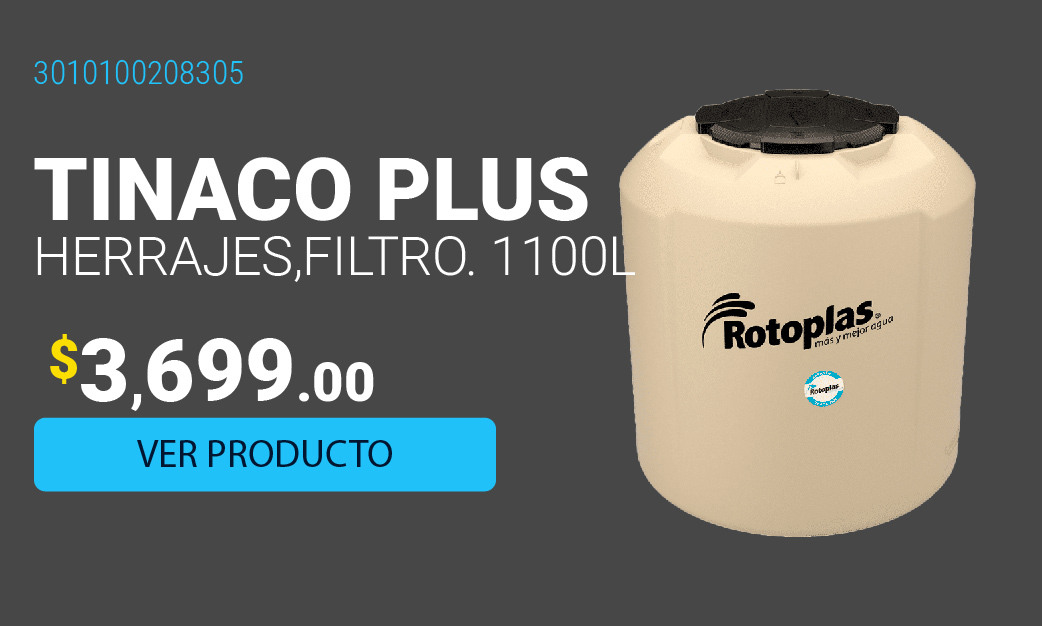 Tinaco Rotoplas Plus Beige 1100 L