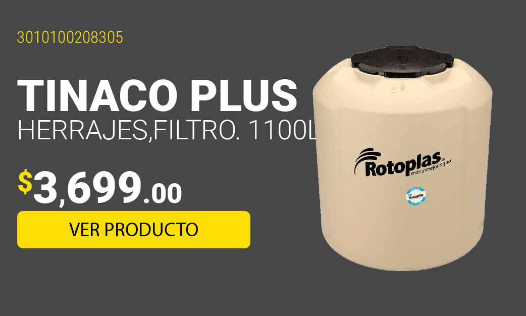 Tinaco Rotoplas Plus Beige 1100 L