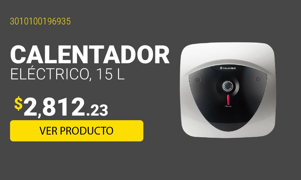 Calentador Depósito Eléctrico 15 L