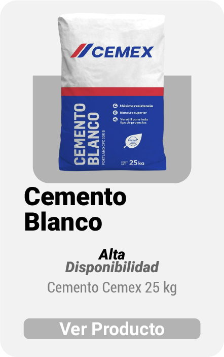 Cemento Blanco Cemex 25 kg