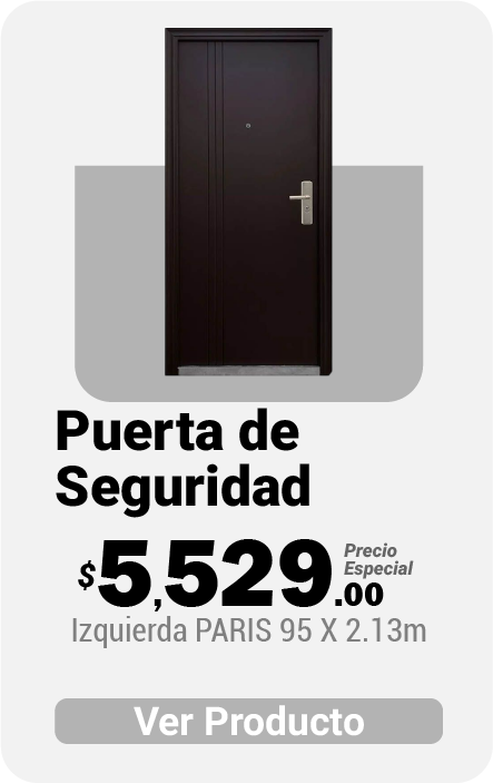 Puerta de Seguridad Izquierda PARIS 95X2.13M