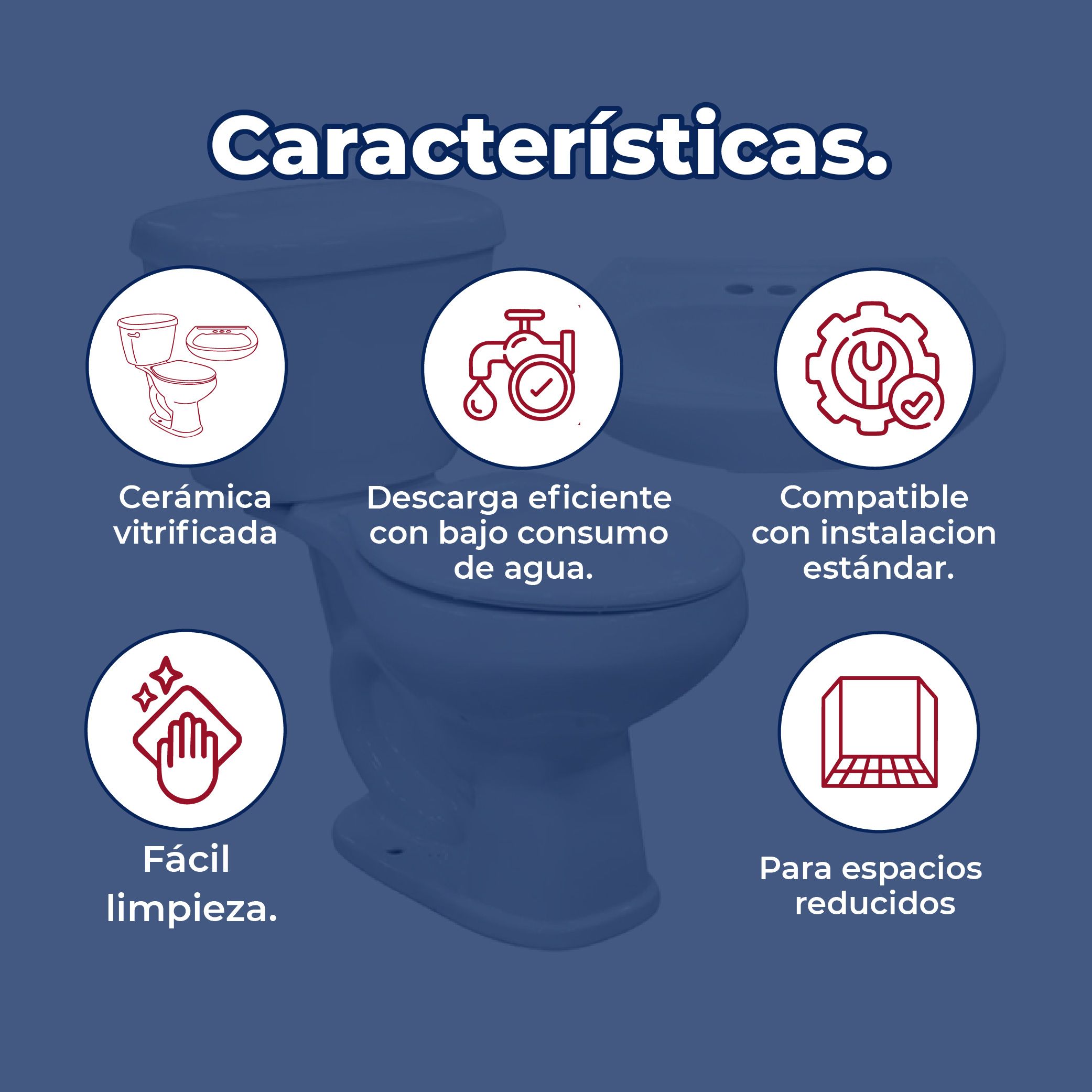 Paquete sanitario agua azul color blanco marca Cato.